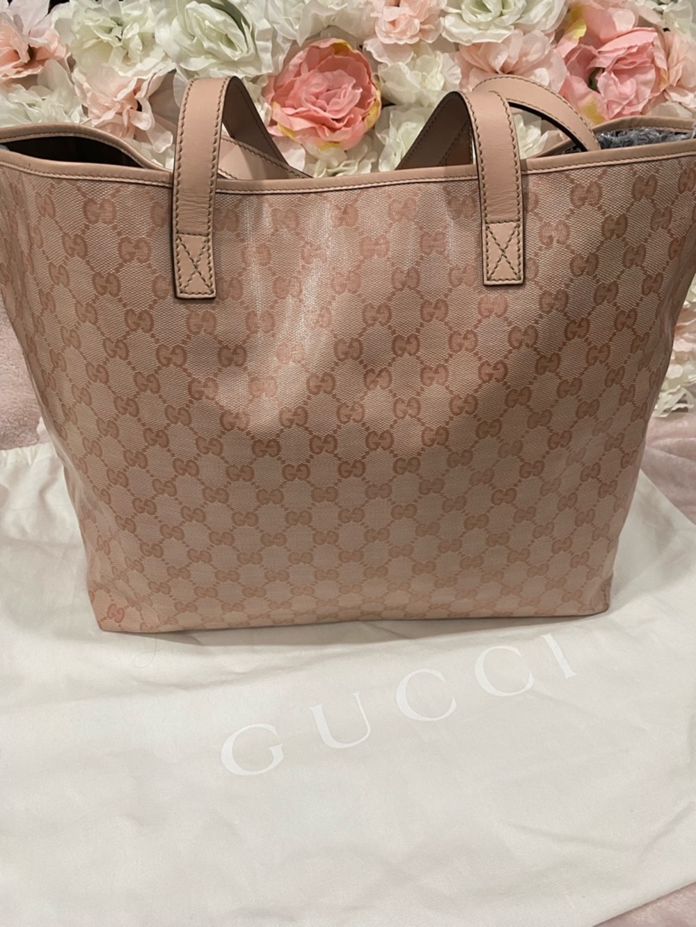 Gucci GG Pink Crystal Joy Tote - Picture 2 of 8